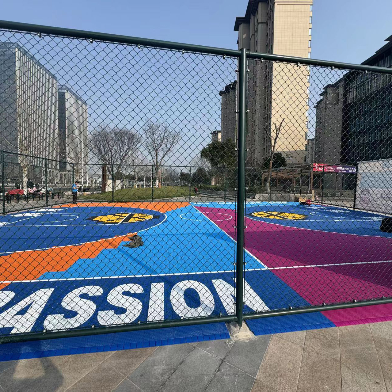 Modern Outdoor Sport Court Til - огляд і ціна Outdoor Sport Floor Tiles