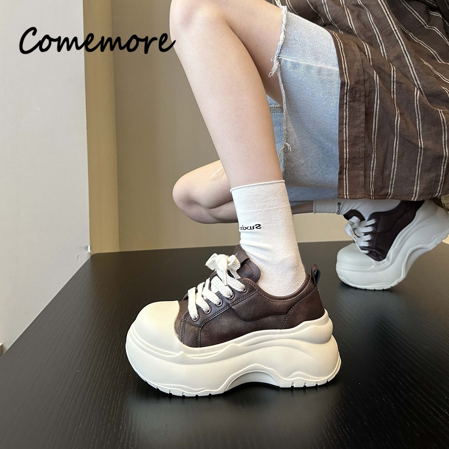 Comemore 7CM Height Increase S - огляд і ціна Outdoor Sports Shoes