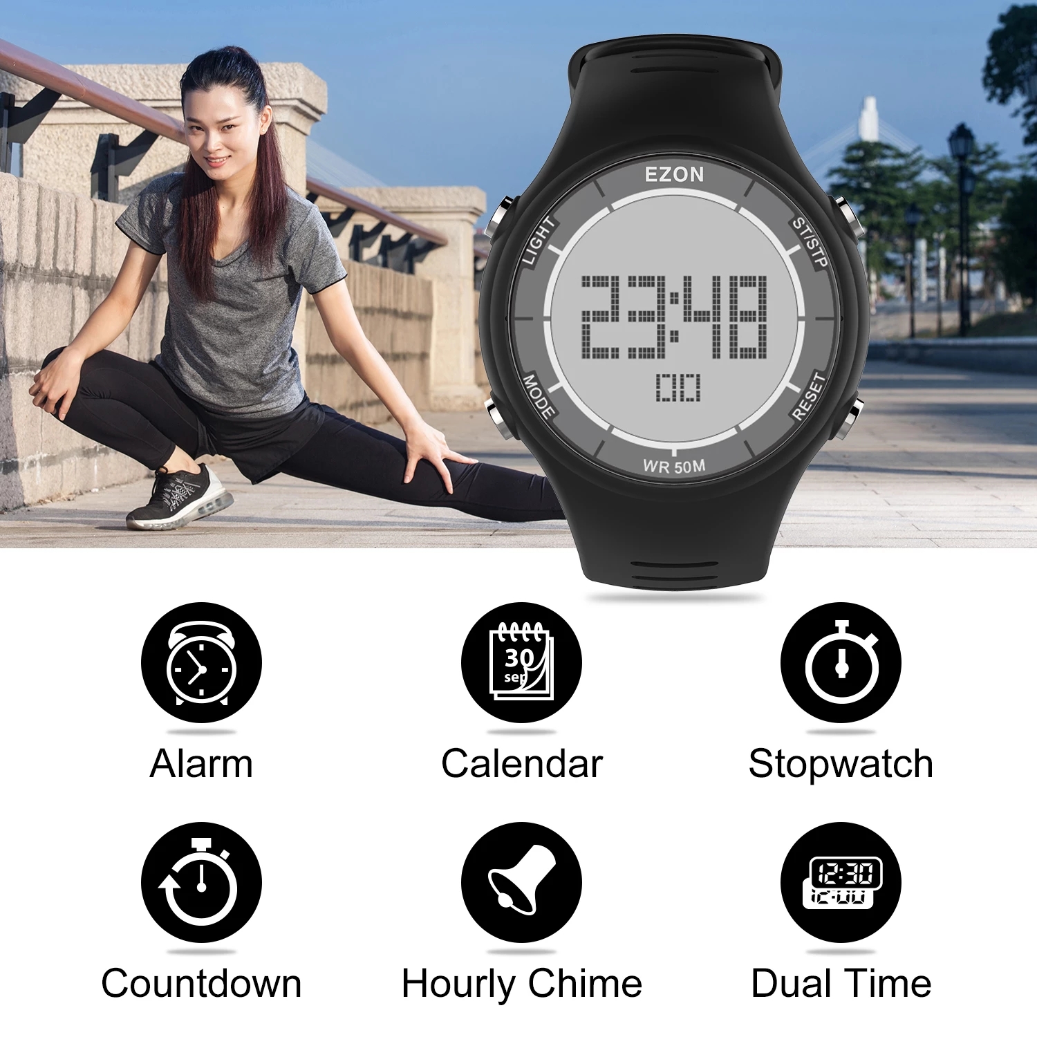 EZON New Fashion Woman Digital - огляд і ціна Outdoor Sport Lights