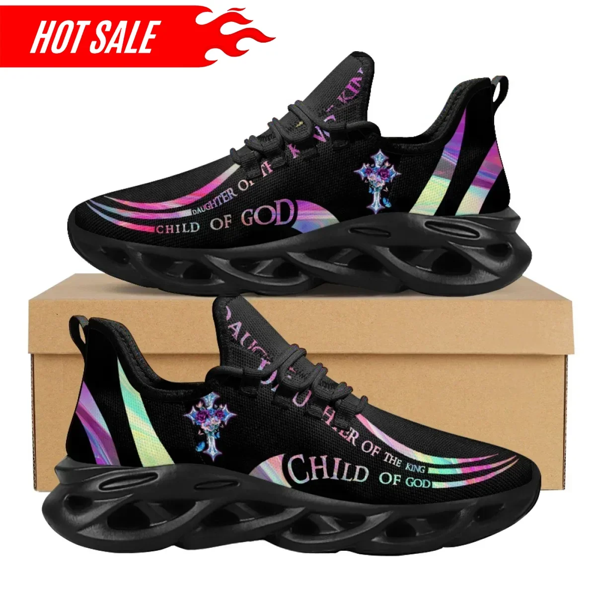 Hot Cross Christian God Print  - огляд і ціна Outdoor Sport Lights