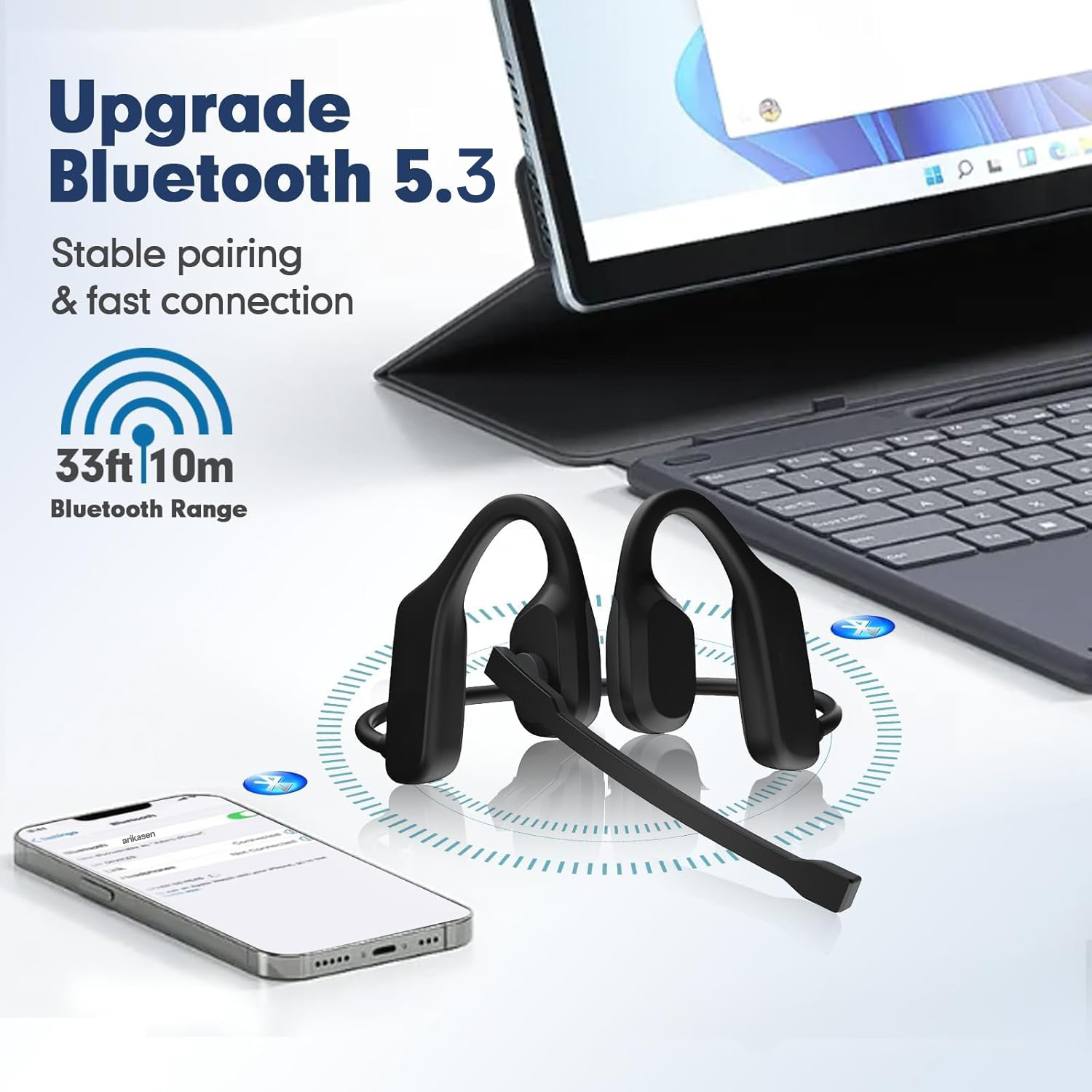 Open Ear Headphones with Mic,  - огляд і ціна Outdoor Sport Centre