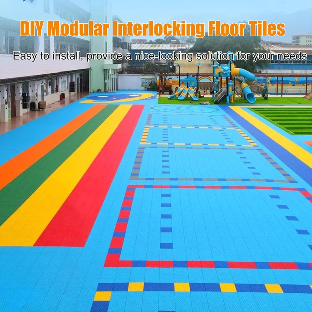 25 Inch Interlocking Outdoor F - огляд і ціна Outdoor Sport Court Flooring