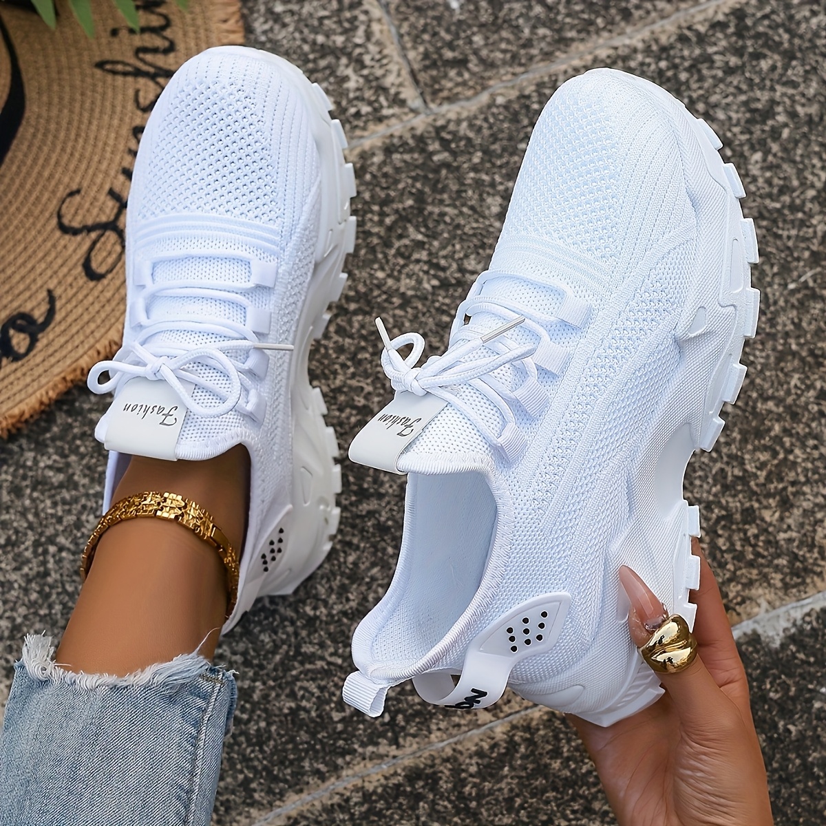 Breathable Knit Sneakers Fashi - огляд і ціна Outdoor Sports Shoes