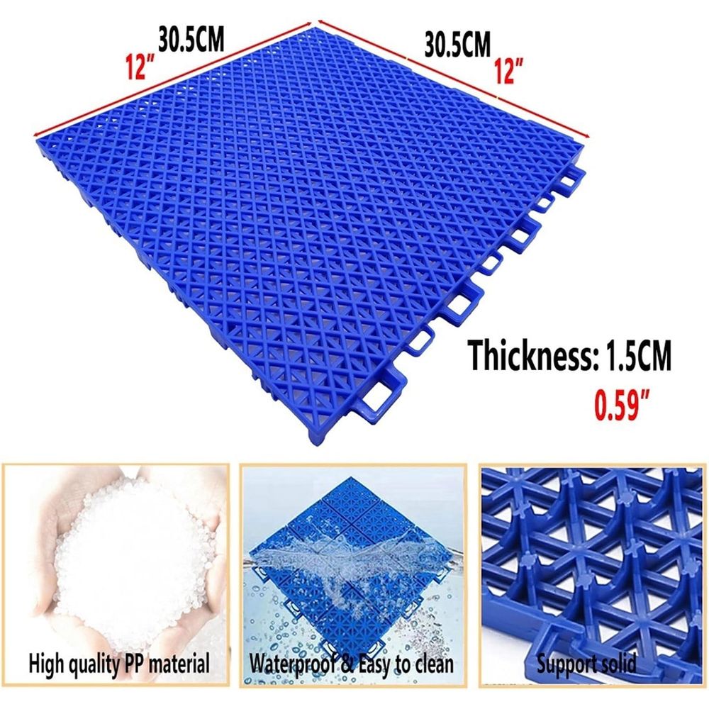 12 Outdoor Interlocking Floor  - огляд і ціна Outdoor Sport Floor Tiles