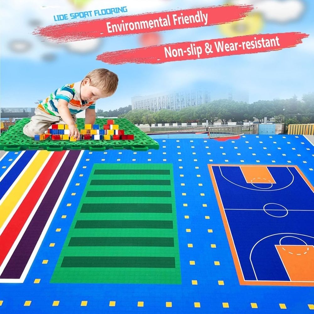 12 Outdoor Interlocking Floor  - огляд і ціна Outdoor Sport Floor Tiles