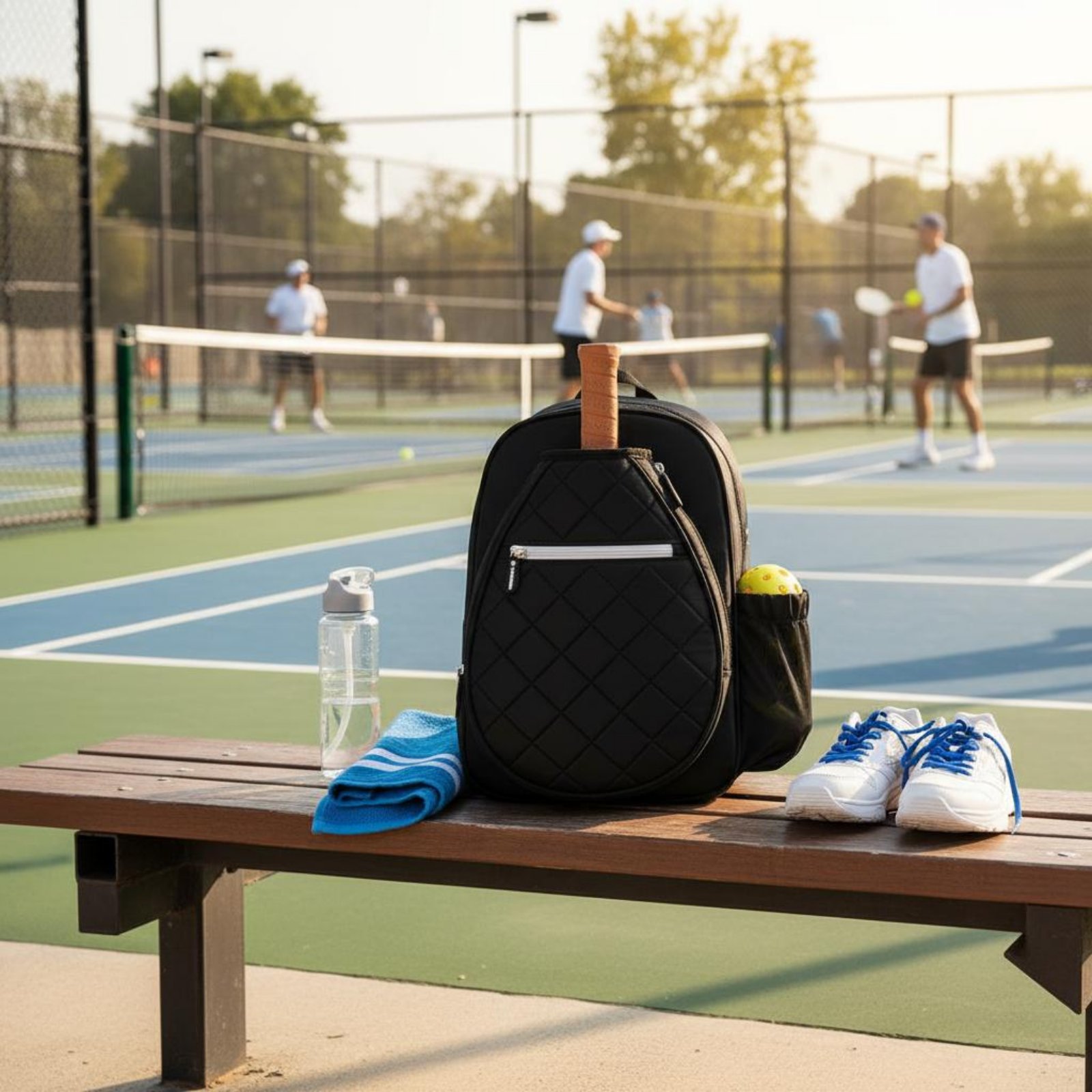 Quilted Pickleball Backpack Li - огляд і ціна Outdoor Sports Shoes